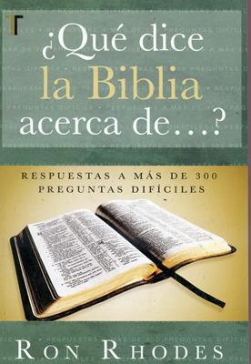 ¿Qué Dice la Biblia Acerca de? Libro