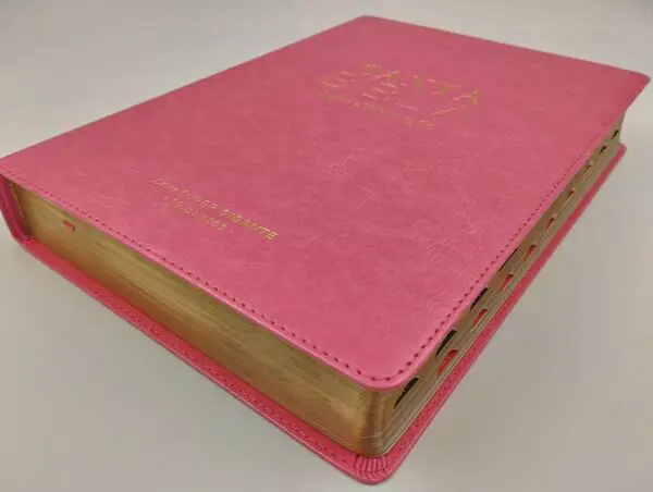Biblia RVR 1960 Letra Súper Gigante Fucsia - Imagen 4