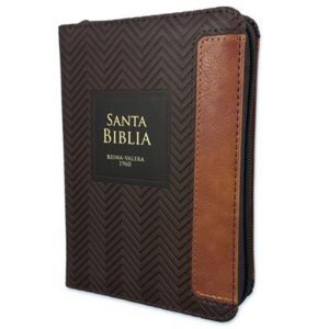 Biblia de Bolsillo RV1960 Duotono Café y Negra