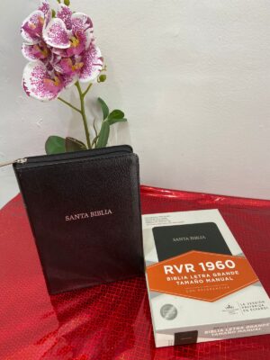 Biblia RVR60 Letra Grande Manual Negra Forrada