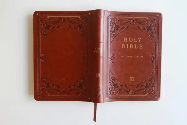Biblia Ingles KJV Café Índice Letra Gigante - Imagen 2