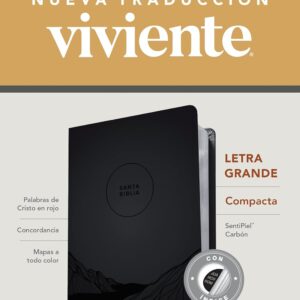 Biblia NTV Edición compacta Letra Grande Carbón