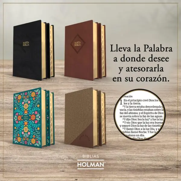 Biblia RVR60/ Tamaño Manual Letra Grande Floreada - Imagen 2