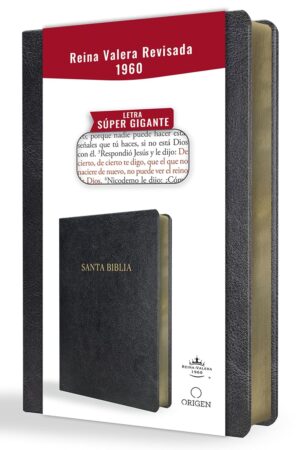 Biblia RVR60 Letra Súper Gigante Negro