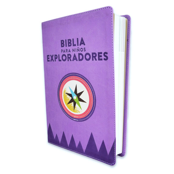 Biblia Niños Exploradores RV1960 Lavanda Compás