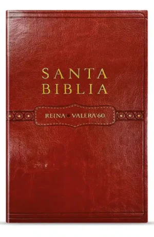 Biblia RVR60 Cuero Italiano Vino