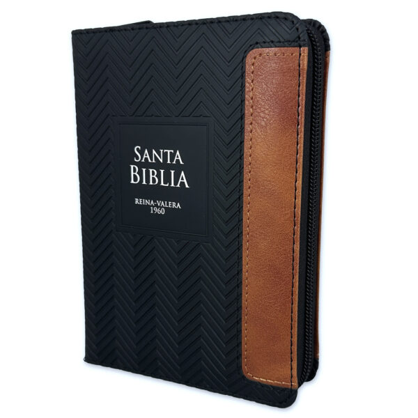 Biblia de Bolsillo RV1960 Duotono Negro y Café