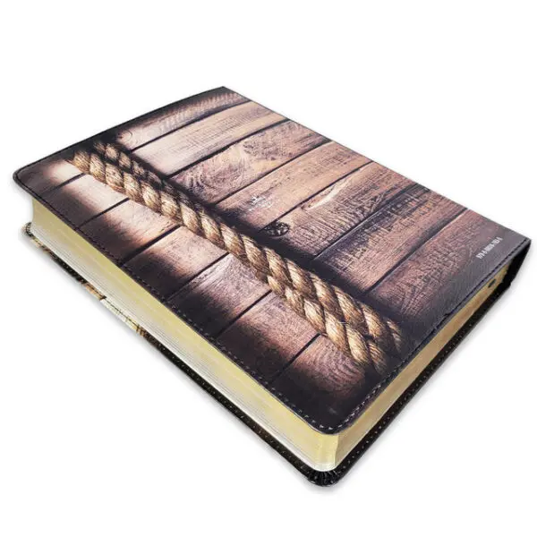 Biblia Letra Gigante 15 puntos RV1960  Barco Sobre Libro - Imagen 2