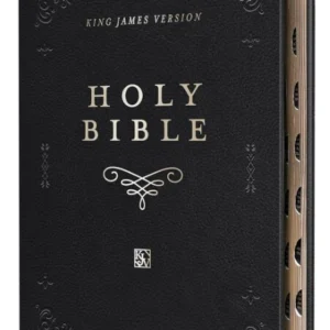 Biblia Ingles KJV Negra Indice Letra Gigante