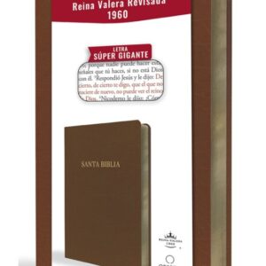Biblia RVR/60 Marrón Letra Super Gigante