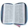 Biblia RVR60 Chequera Azul-Rosa/ Cierre - Imagen 4