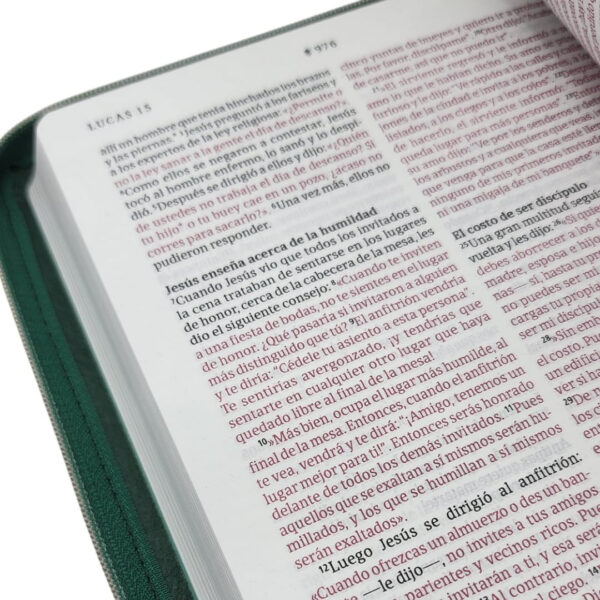 Biblia Ultrafina NTV Zíper/ con Filament - Imagen 6