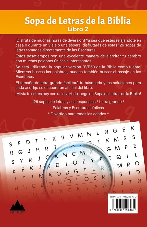 Sopa de Letras de la Biblia/Libro 2 Letra Grande - Imagen 4