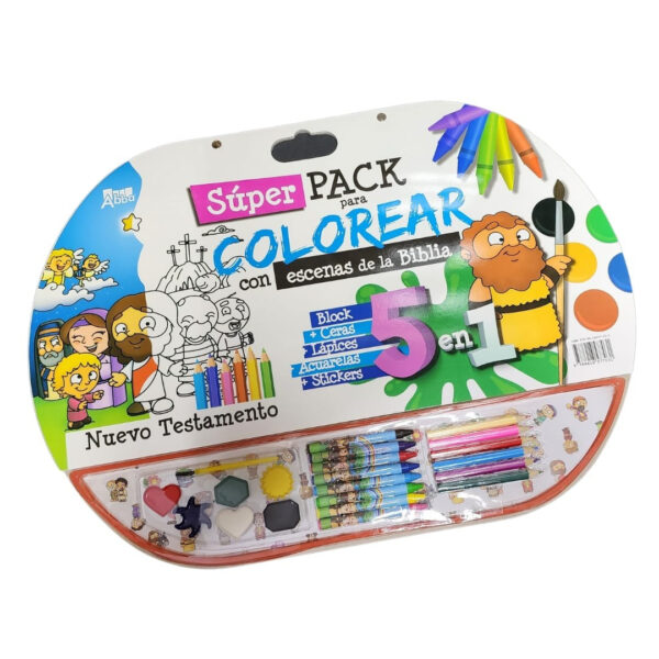 Superpack Colorear Gigante 5 En 1/Nuevo Testamento