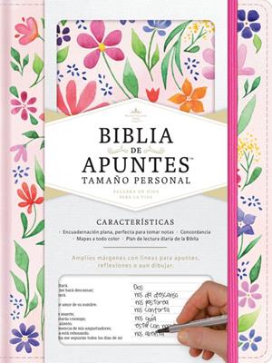 Biblia De Apuntes 1960/ Tamaño Personal Flores Tapa Dura