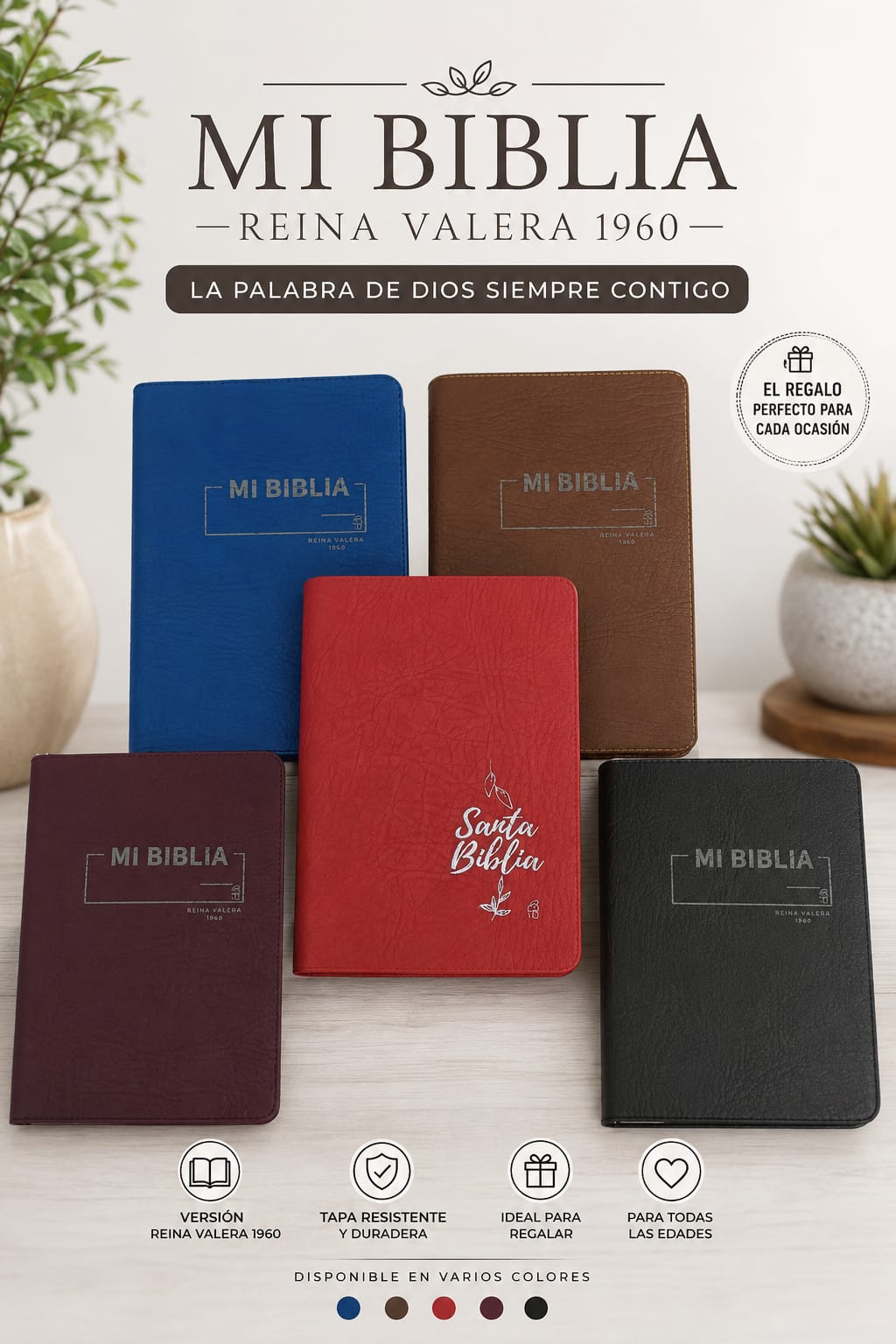 RVR60 Biblia Económica Tamaño Manual/Forrada
