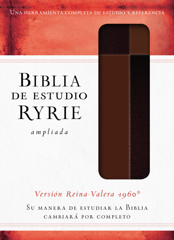 Biblia De Estudio Ryrie Ampliada Duo tono Marrón