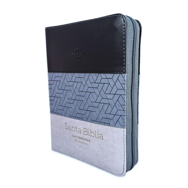 Biblia Reina Valera Tricolor Negro/Gris/Gris