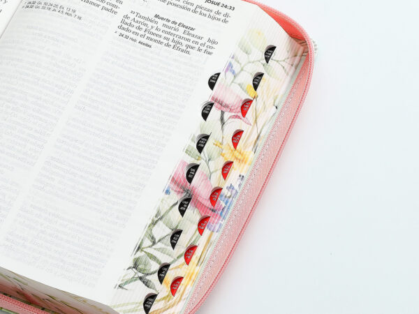 Biblia RV60 Blanco Rosa Manija Pretty - Imagen 2