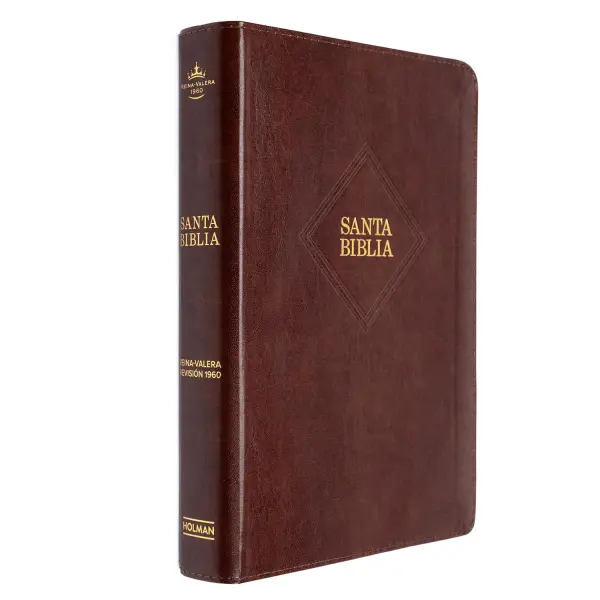 Biblia RVR1960/ Letra  gigante/Cafe Indice Piel Fabricada - Imagen 3