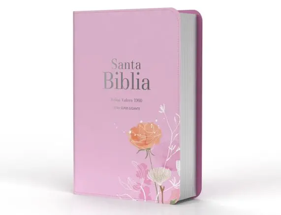 Biblia RVR60 Súper Gigante Símil Piel/Rosas 5 img9.jpg