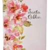 Biblia RVR60 Tamaño Manual/Piel - Flor Rosa