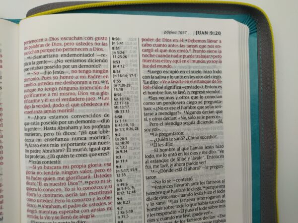 Biblia NTV Ziper Letra Grande/Verde - Imagen 2