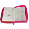Biblia de Bolsillo RV1960 Fucsia/Lila/ Rosa Luna/ Buho - Imagen 2