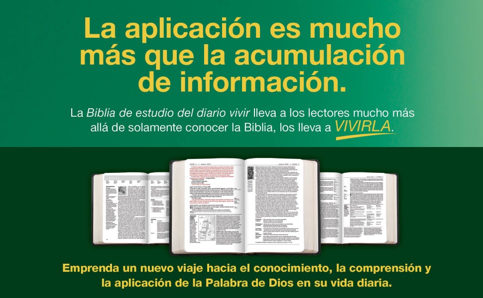 Biblia de Estudio  Diario Vivir NTV, Letra Grande