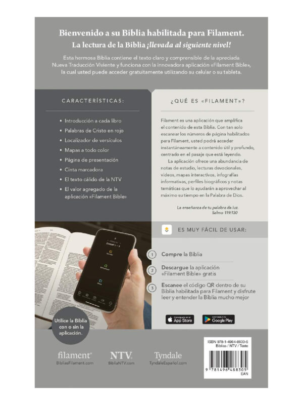 Biblia manual NTV, letra grande con Filament - Imagen 2