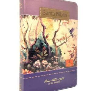 Biblia RVR1960 Tricolor Fantasía Lila, Morado