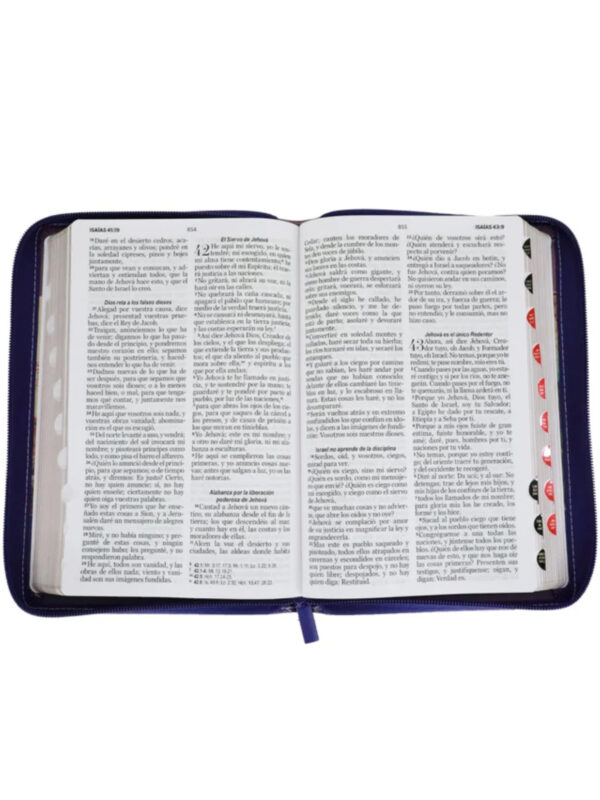 Biblia RVR1960 Tricolor Fantasía Lila, Morado - Imagen 2