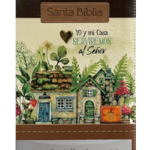 Biblia RVR1960 Sentí Piel Tricolor Fantasía Marrón, Café
