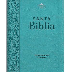 Biblia RVR1960 Letra Gigante Sentí Piel Turquesa