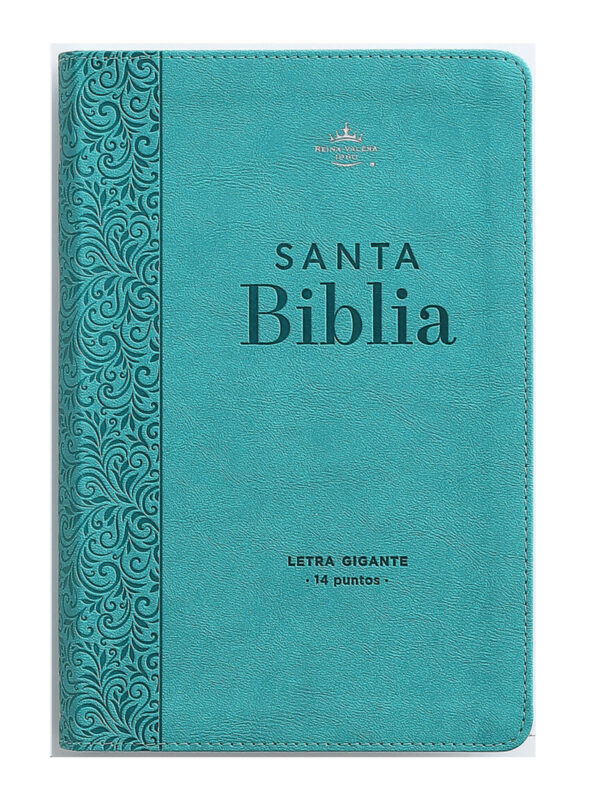 Biblia RVR1960 Letra Gigante Sentí Piel Turquesa