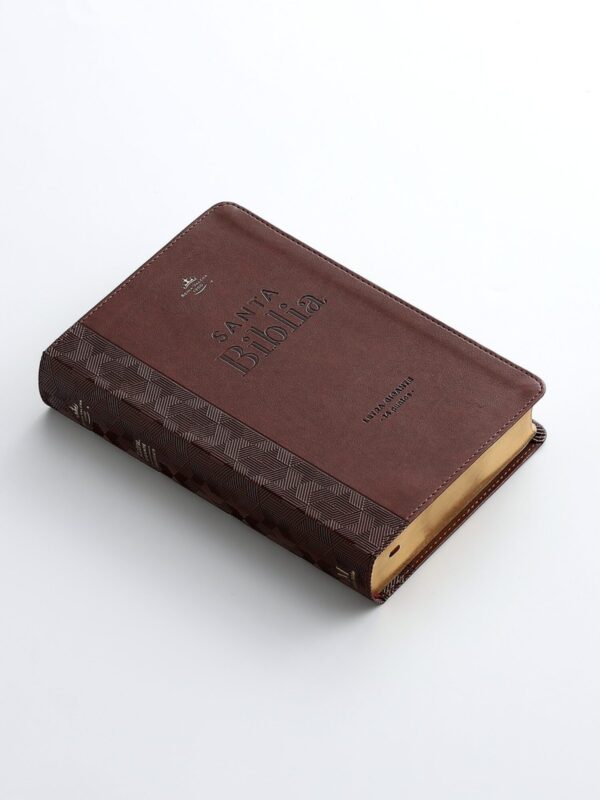 Biblia RVR1960 Colección Corinto Café Letra Gigante - Imagen 4