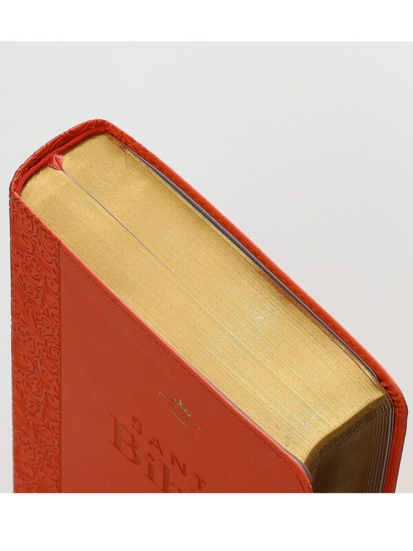 Biblia RVR1960 Letra Gigante Sentí Piel Coral - Imagen 2