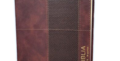 Biblia RVR1960 Super Gigante Con Índice, Café, Gris, Éfeso