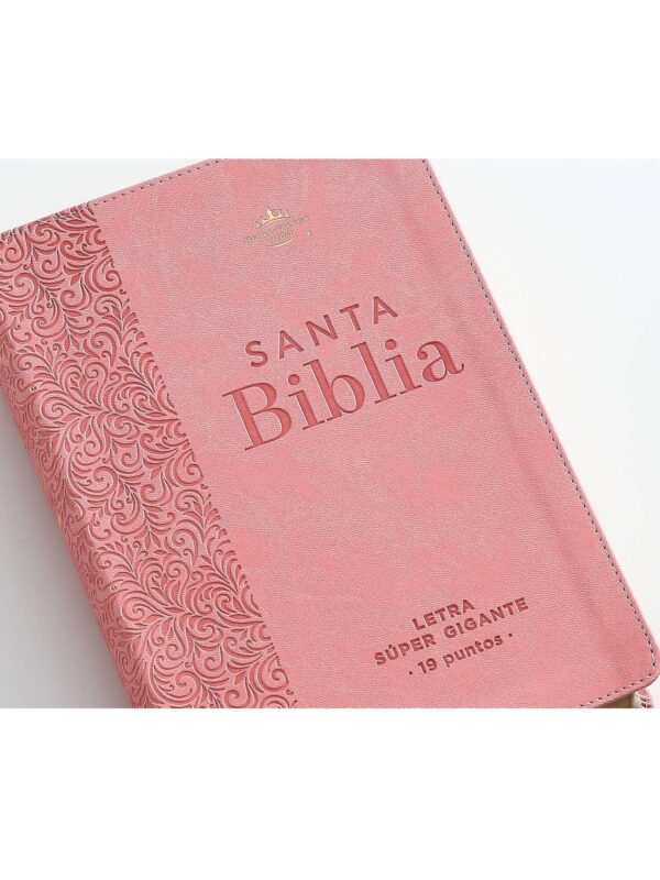 Biblia RVR1960 Super Gigante con Índice Rosa, Éfeso - Imagen 4