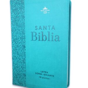 Biblia RVR1960 Super Gigante con Índice Turquesa, Éfeso