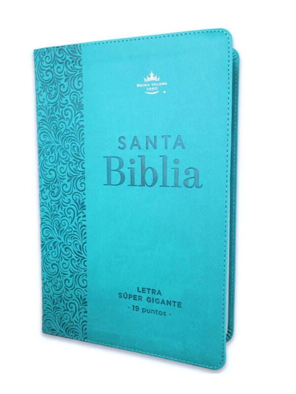 Biblia RVR1960 Super Gigante con Índice Turquesa, Éfeso