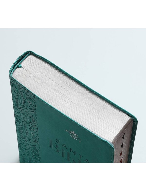 Biblia RVR1960 Super Gigante con Índice Turquesa, Éfeso - Imagen 2