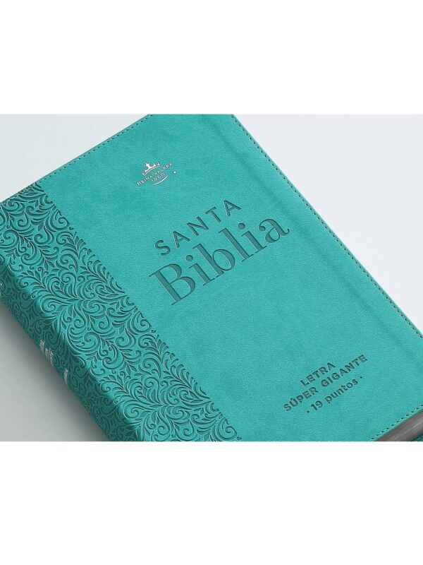 Biblia RVR1960 Super Gigante con Índice Turquesa, Éfeso - Imagen 4