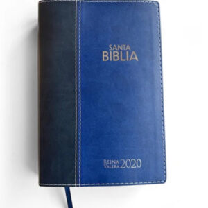 Biblia RVR2020 Letra Grande Azul Símil Piel