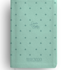 Biblia RVR2020 Ultrafina Turquesa Símil Piel