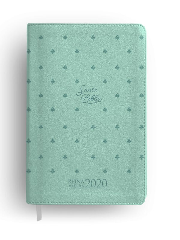 Biblia RVR2020 Ultrafina Turquesa Símil Piel
