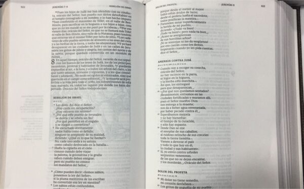 Biblia de América Católica Marrón Piel Genuina - Imagen 4