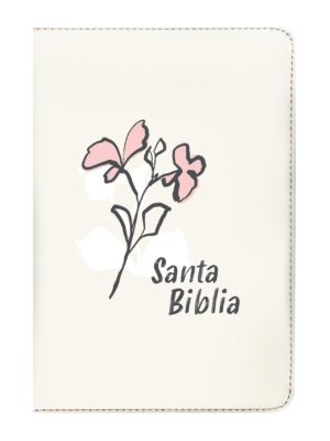 Biblia NTV Sentí Piel, Beige, Con Cierre