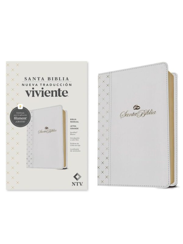 Biblia NTV Senti Piel Blanco - Imagen 2