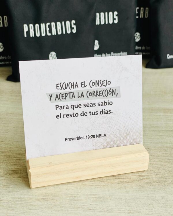 Tarjetas Proverbios * 30 - Imagen 2